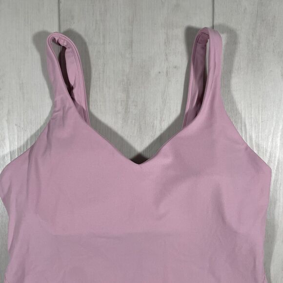 Lululemon Size 12 Align Tank Top Women's Pink Peony Tank Top Running Athletic - Picture 2 of 9